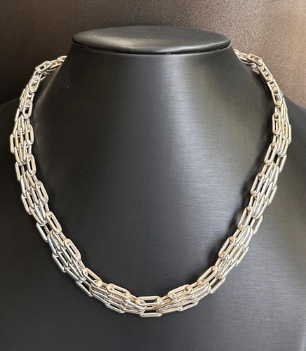 Beautiful Mexico Taxco Sterling Silver Necklace
