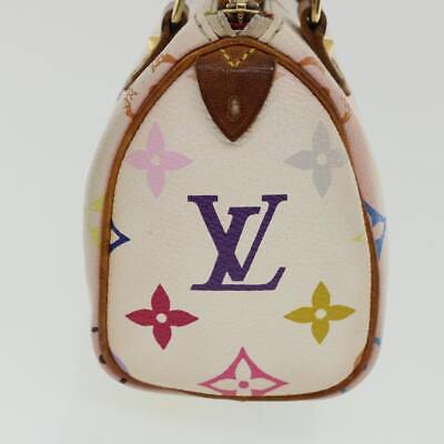 LOUIS VUITTON Monogram Multicolor Mini Speedy Hand Bag White M92645 Auth  am1013g ref.633419 - Joli Closet