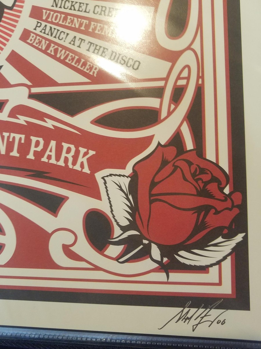 Shepard Fairey Lollapalooza 2006 Chicago | eBay