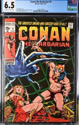 CGC 6.5 CONAN THE BARBARIAN #4 MARVEL 1971 TOWER OF ELEPHANT BARRY WINDSOR SMITH