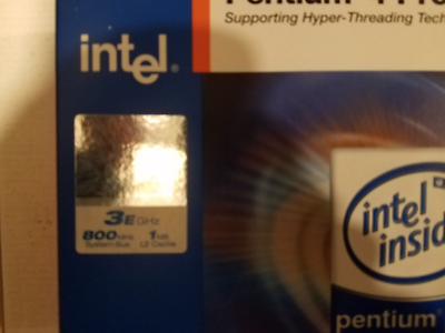 Intel Pentium 4 3E 1MB L2 Cache 3.0 GHz Socket 478 CPU