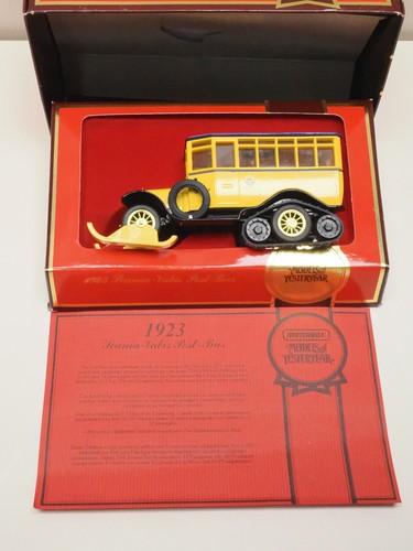 SPECIAL EDITION 1988 MATCHBOX Y16 1923 SCANIA VABIS POST BUS BOXED + CERTFICATE - Picture 2 of 9