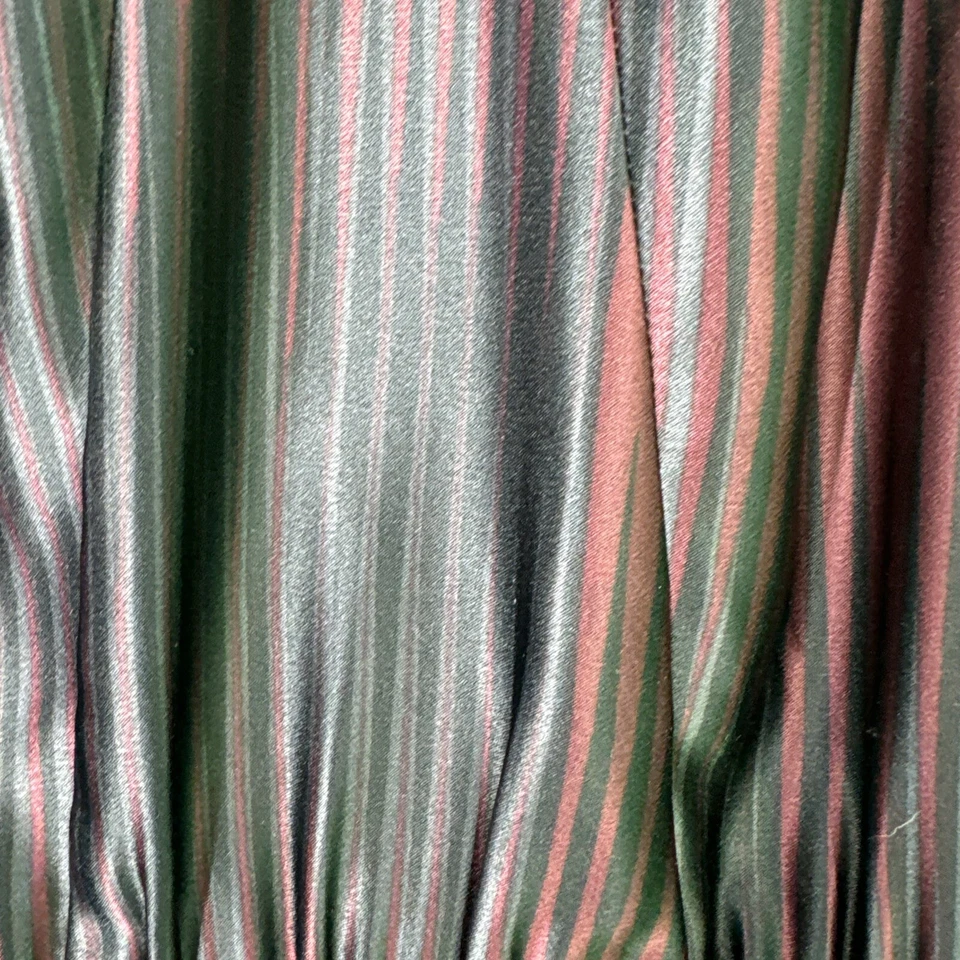 BCBGeneration Mixed Media Dress Gray Burgundy 12 - Image 3 of 4