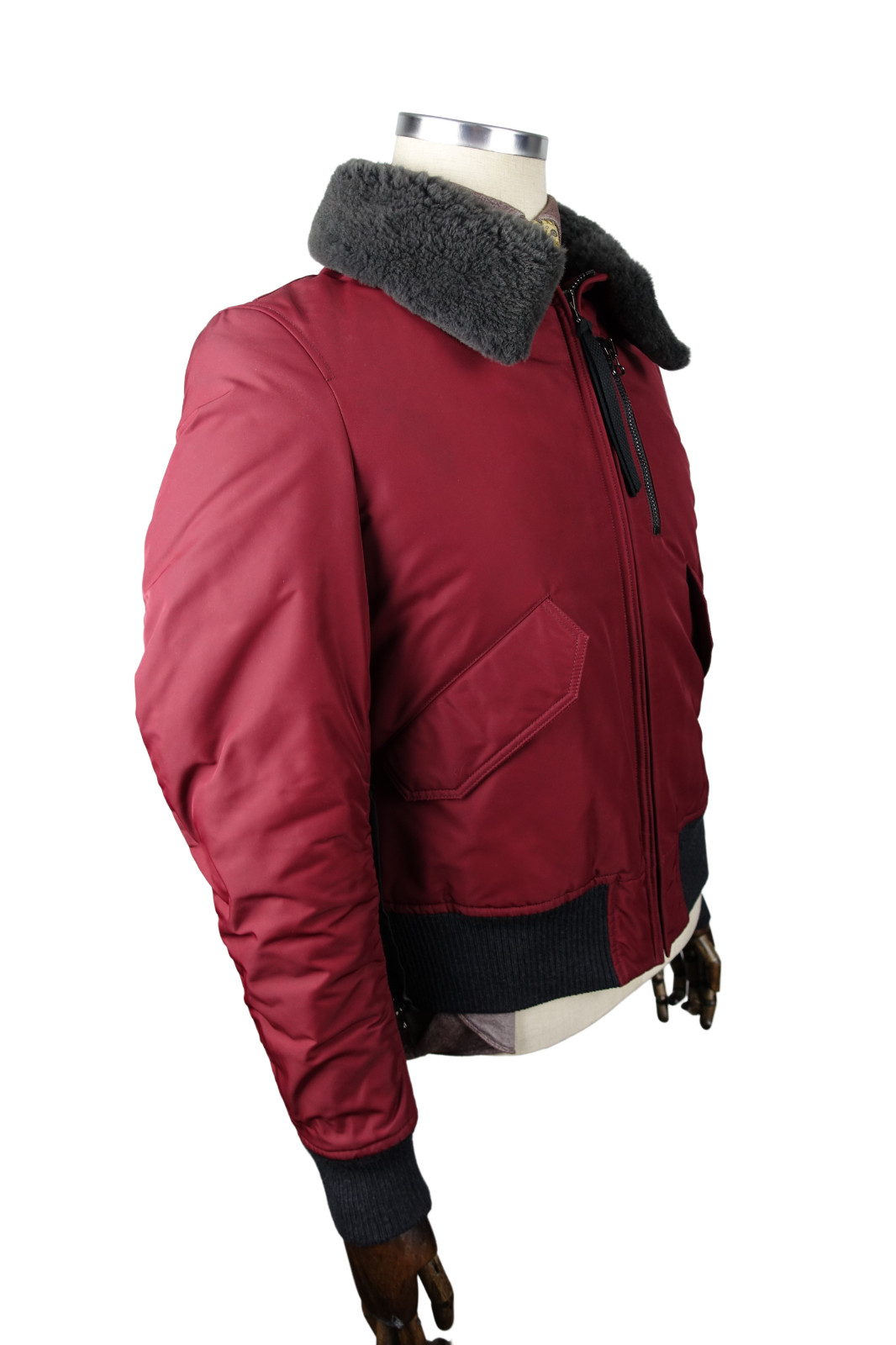 Giacca bomber Lanvin in pelliccia di nutria foto 4