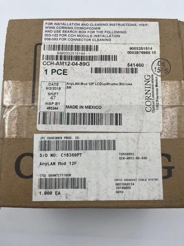 CORNING MPO MTP -12 to 6x LC Duplex Type A 12 Fibers OS2 MTP/MPO Cassette SM - Afbeelding 4 van 5