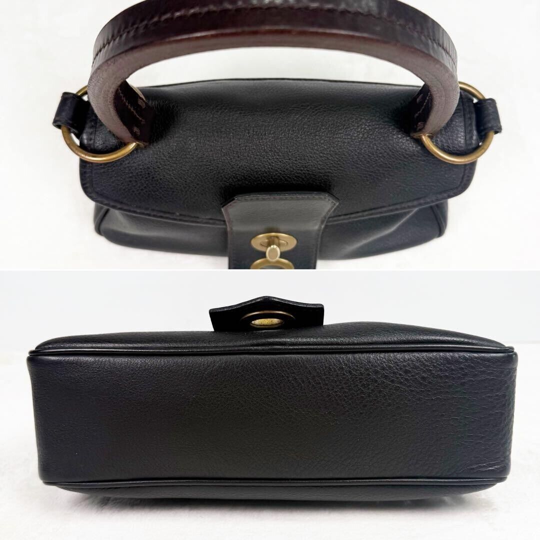 Miu Miu Archive Vintage Shoulder Bag Handbag Leather Black Miu Miu Archive Vintage Shoulder Bag Handbag Leather Black