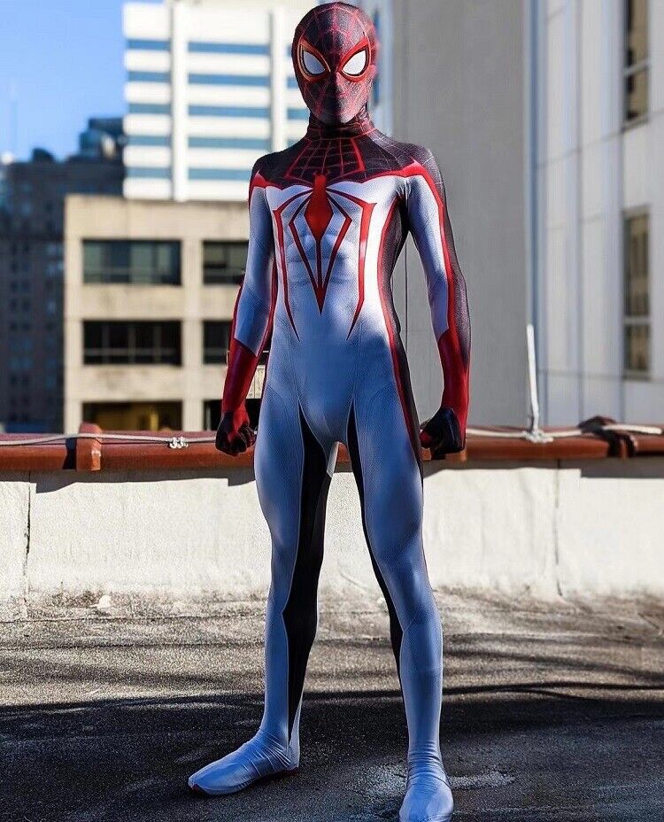 Spider-man PS4 Game Cosplay Costumes Spandex Suit