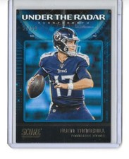2020 SCORE FOOTBALL #UR-RT RYAN TANNEHILL 37/50 GOLD ZONE UNDER THE RADAR,TITANS