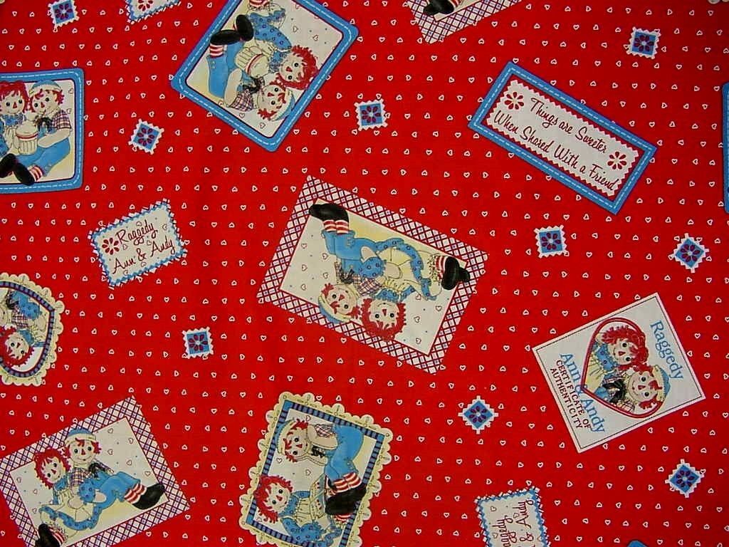 VINTAGE! RAGGEDY ANN/ANDY CLASSIC PATCH - 1746 - 1.5 yards | eBay
