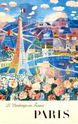 MONTLHéRY AUTO 1000km PARIS 1969 Rf1 - POSTER HQ 40x60cm d'une AFFICHE