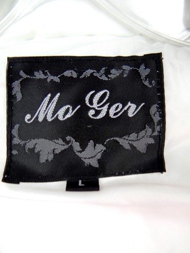 MO GER Ski Vest Quilted Puffer KIDS LARGE White Fur Collar Winter Girls Luxury - Picture 2 of 9