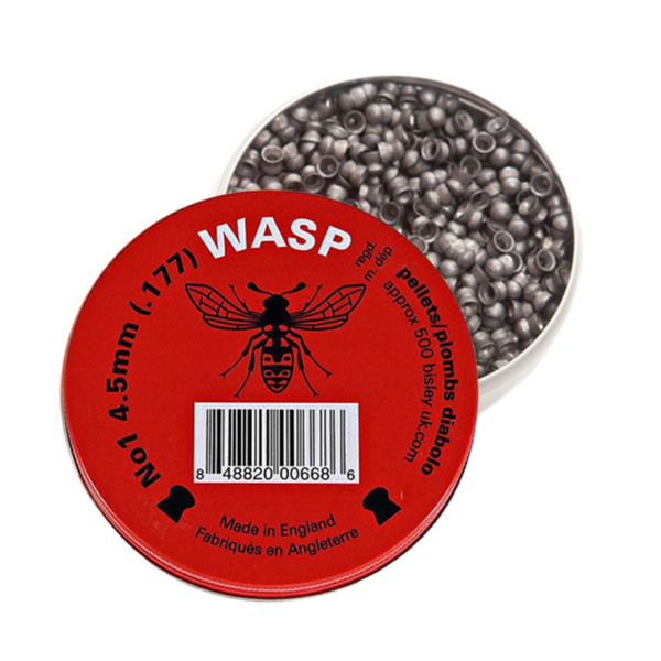 Wasp 177 Pellets Air Rifle Bisley Air Gun Ammunition Tin of 500 for