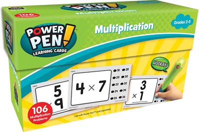 Medium Flash Cards 106 Problems Double Sided Practice Cards Power Pen Compatible