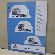 MACK TRUCK MH CHASSIS Electrical System Repair Shop Service Manual schematics
