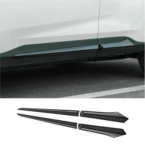 For Toyota Rav4 201922 ABS Glossy Black Side Door Body Molding Cover