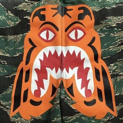 BAPE Tiger camo Tiger sweat pants Green A Bathing Ape Size S BAPE Tiger camo Tiger sweat pants Green A Bathing Ape Size S