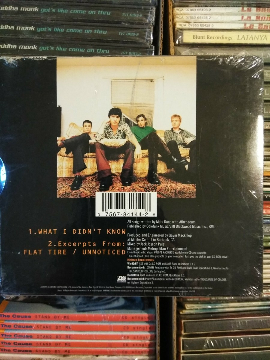 ATHENAEUM / What I Didn't Know CD SINGLE 1998 New Sealed | eBay