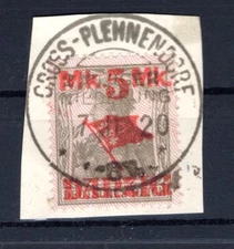 Gdansk 45I Por Ideal Gross Plehndorf Postmarked Luxury Letter Piece (CA6604