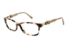 FURLA VFU378 Women's Eyeglasses Frame, 01GT Pink Tortoise, 53-15-135 NARROW 115