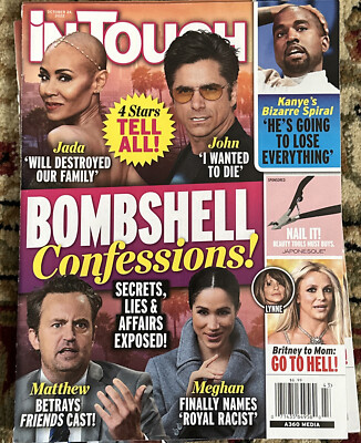 Intouch Magazine Meghan Markle & Kanye West October 24 2022 110322R