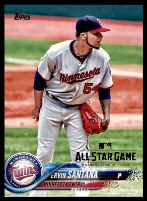 2018 Topps - Ervin Santana #49 Twins All Star Game Stamp SP