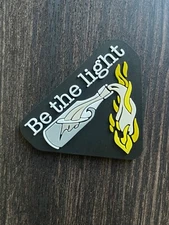 “Be The Light” Molotov Cocktail PVC Morale Patch by DBack Designs