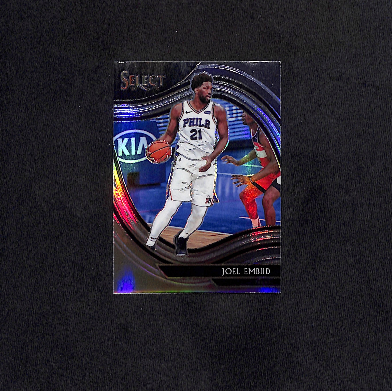 Joel Embiid 2020-21 Panini Select - Courtside Silver Prizm #216 76ers