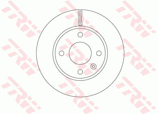 Jeu de disques de frein Opel Karl et Vauxhall Viva 1.0 en fonte haute résistance
