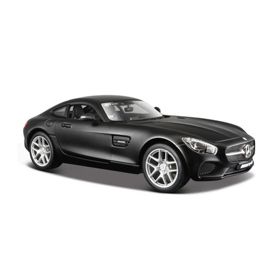 Maisto Mercedes Amg Gt Matte Black Black Series Scale 1 24 New Ebay
