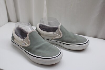 Men's Vans Gray PoP Cush SlipOn Sneaker/Shoes UK
