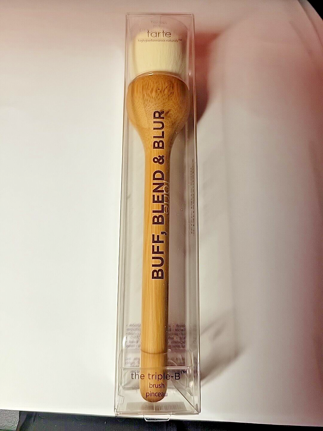 Tarte Triple B Buff Blend Blur Foundation Brush New IN Box eBay
