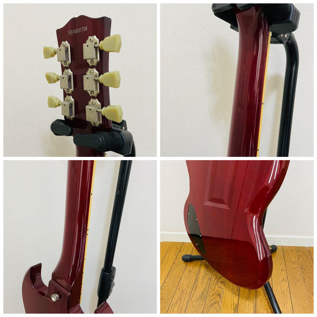 ギター Burny Super Grade SG Burny SUPER GRADE Red SG type Electric Guitar From JAPAN | eBay