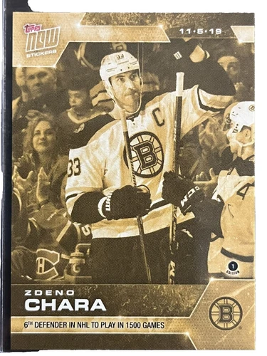 Topps Zdeno Chara Ice Hockey Sports Trading Cards