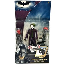 PUNCH PACKING THE JOKER FIGURE DARK KNIGHT 2008 MATTEL DC COMICS BATMAN OVP NEU