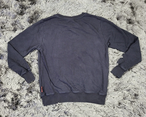 Supreme Spain Box Logo Felpa Uomo Medium Nero Rosso Streetwear Pullover - Foto 4 di 15