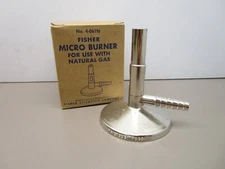 Fisher 04-067N  Micro Burner for use with Natural Gas  3-3/8" Tall  800-1200 BTU