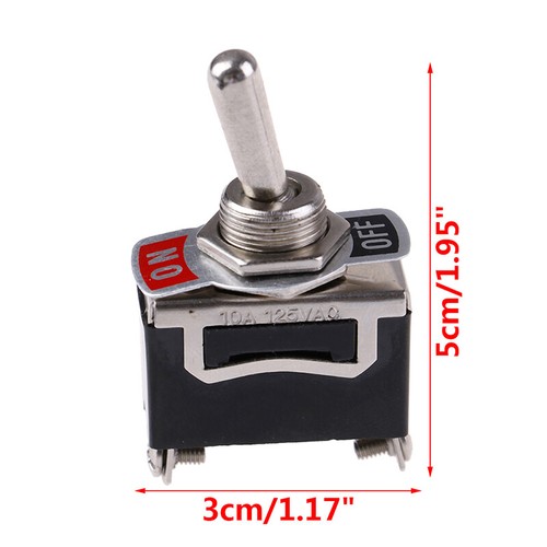 Toggle Switch Cover ON/OFF Switch Metal Lever Car Dash Light with Missile Cov.xg - Picture 3 of 12