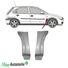 Reparaturblech Kotflügel Radlauf Vorne L +R für Opel Corsa C Combo 2000-2010