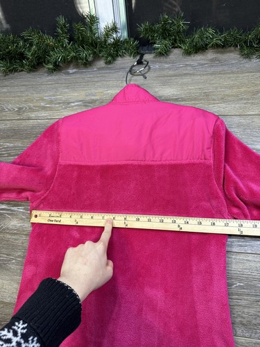 Faux Fur Jacket Size Small Coat Pink Cozy, Inside Pockets, Warm, DanSkin Now - Picture 10 of 18