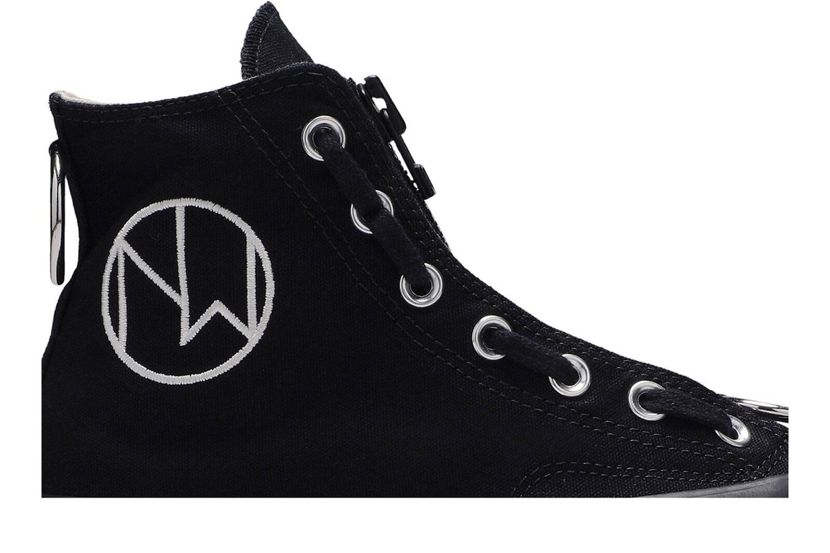 美品 CT70 旧パッチ BLACK HI CHUCK 70 CONVERSE Chuck 70 De Luxe Heel XXHi Platform Buckles