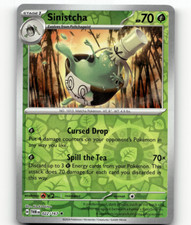 Reverse Holofoil - Sinistcha Pokemon • Rare • 022/167 Twilight Masquerade