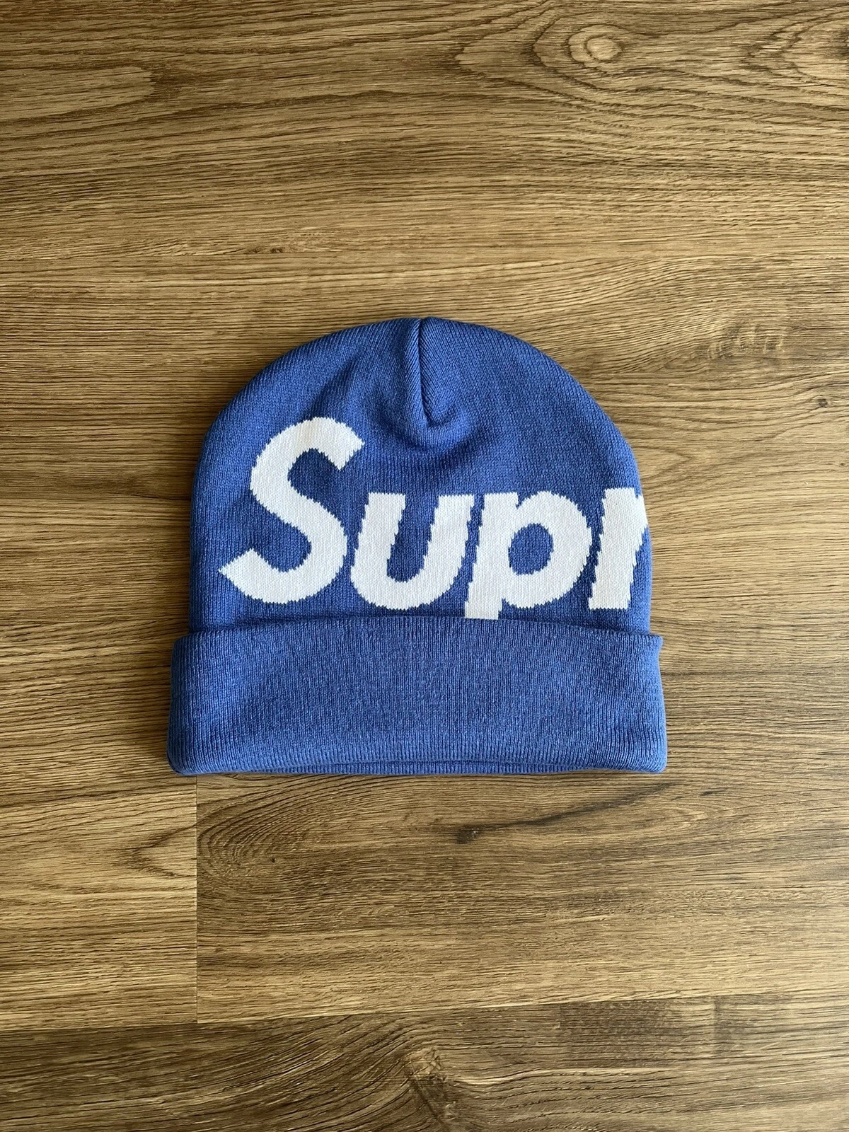 Bonnet ardoise grand logo Supreme