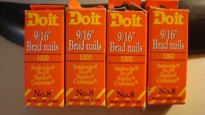 4 Do it 381837 9/16" #8 Brad Nails 4,000 ct. FREE SHIPPING