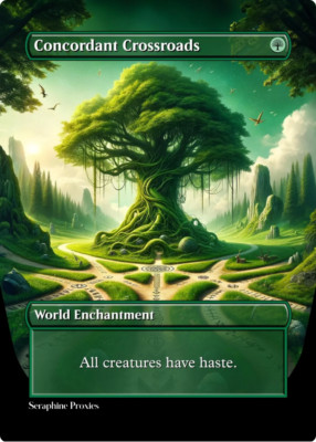 Concordant Crossroads - High Quality Altered Art Custom Cards