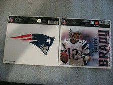 TOM BRADY & PATRIOTS Win Craft Sports ULTRA Resusable Decal NEW ENGLAND PATRIOTS