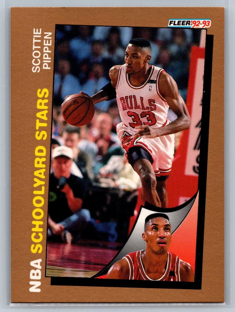 92-93 Fleer Scottie Pippen Schoolyard Stars #260 BULLS | eBay