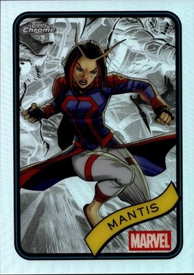 2025 Topps Chrome Marvel Refractor Mantis Card #171