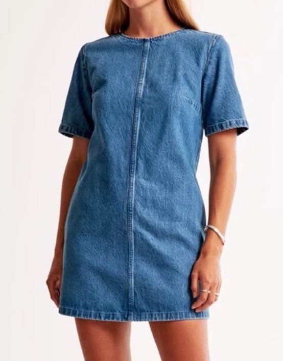 white christmas dresses Maxi Denim Dress for Tall Women