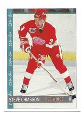 STEVE CHIASSON 1992-93 O-PEE-CHEE CARD NEAR MINT+ CONDITION