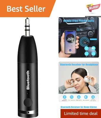 Hands-Free Bluetooth Aux Adapter - Mini Receiver for Seamless Audio Experience